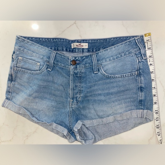 Hollister mid rise boyfriend Jean shorts-size 9 - Picture 11 of 11